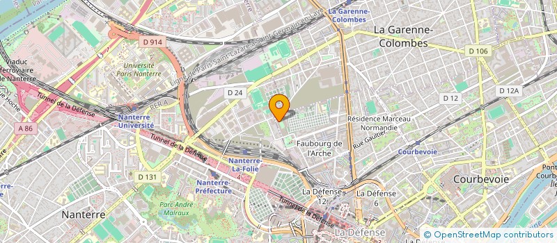 localisation de l'entreprise SCI DOMILYS à COURBEVOIE