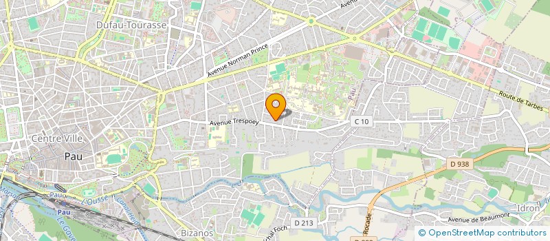 localisation de l'entreprise SCI DOMINGUE à PAU