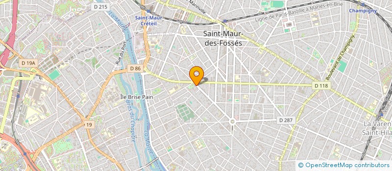 localisation de l'entreprise SCI DOMINGUES à SAINT-MAUR-DES-FOSSES