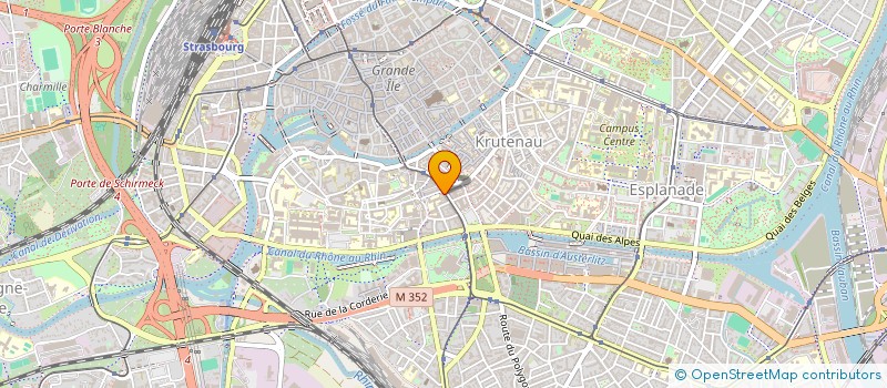 localisation de l'entreprise SCI DOMINICAINS  STRASBOURG