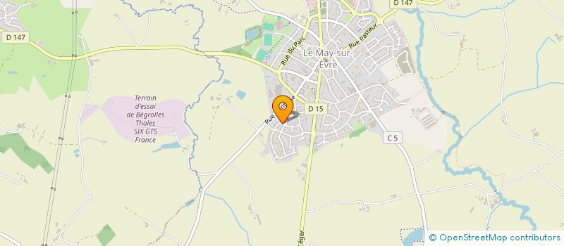 localisation de l'entreprise SCI DOMINICOLE  LE MAY-SUR-EVRE