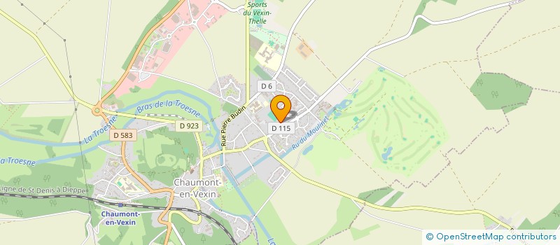 localisation de l'entreprise SCI DOMINIK  CHAUMONT-EN-VEXIN