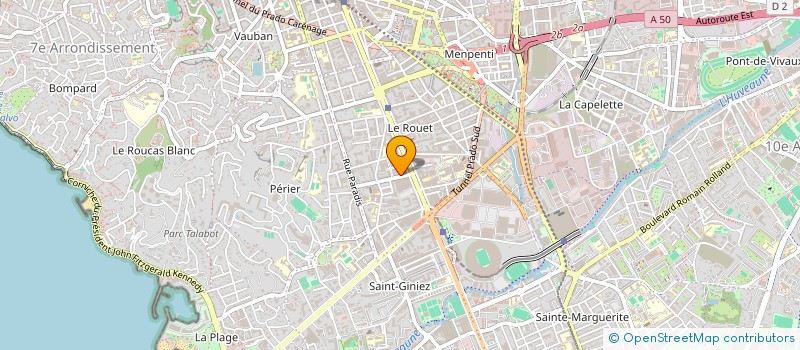 localisation de l'entreprise SCI DOMINION à MARSEILLE