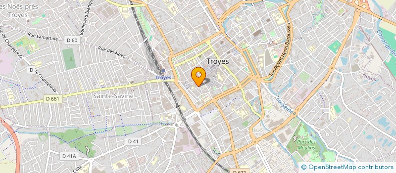 localisation de l'entreprise SCI DOMINIQUE à TROYES