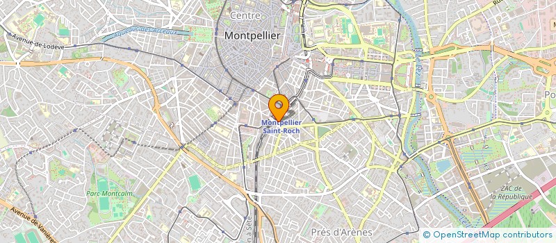 localisation de l'entreprise SCI DOMINIQUE à MONTPELLIER