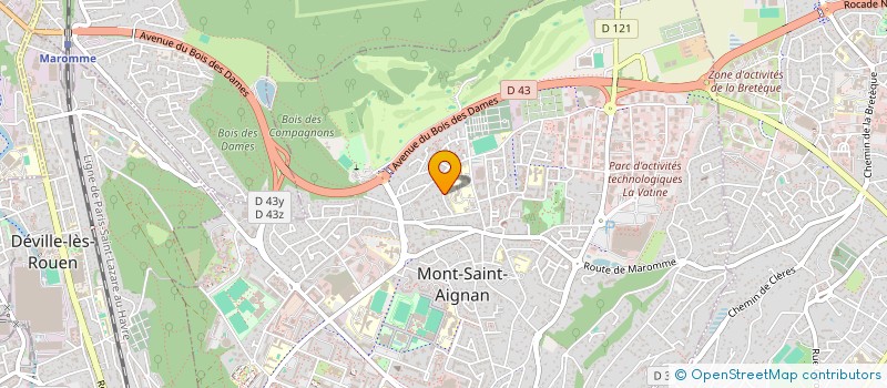 localisation de l'entreprise SCI DOMINIQUE  MONT-SAINT-AIGNAN