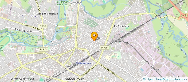 localisation de l'entreprise SCI DOMINIQUE à CHATEAUROUX