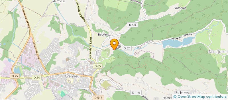 localisation de l'entreprise SCI DOMINIQUE  CREMIEU