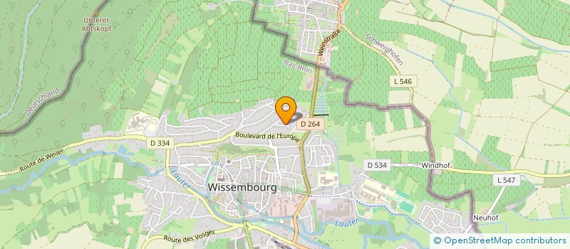 localisation de l'entreprise SCI DOMINIQUE  WISSEMBOURG