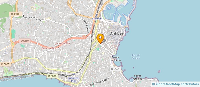 localisation de l'entreprise SCI DOMINIQUE à ANTIBES