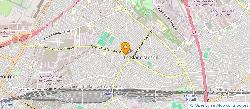 localisation de l'entreprise SCI DOMINIQUE  LE BLANC-MESNIL