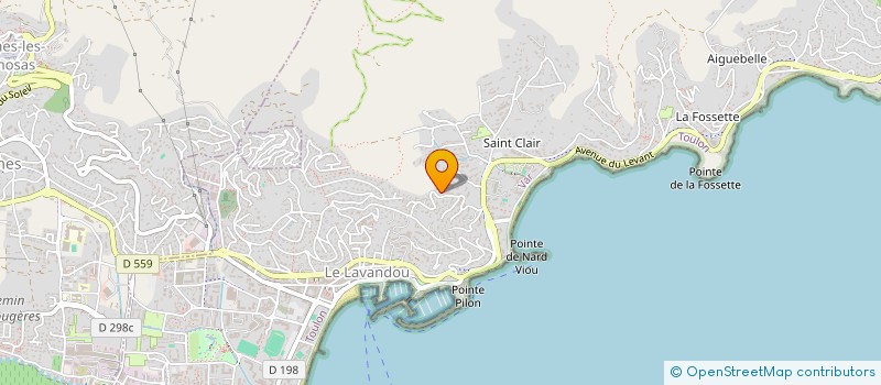 localisation de l'entreprise SCI DOMINIQUE à LE LAVANDOU