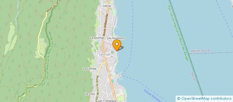 localisation de l'entreprise SCI DOMINIQUE  SEVRIER