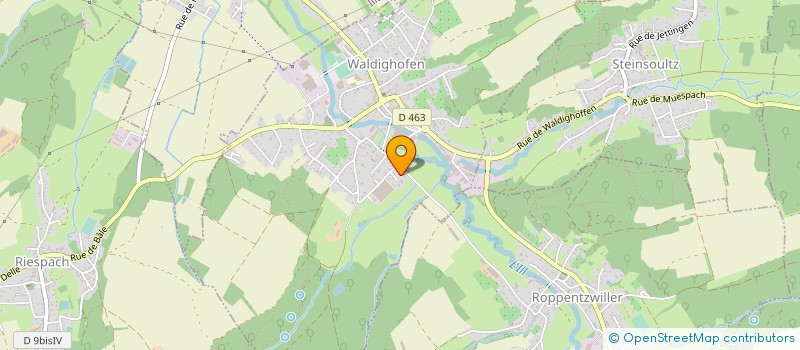 localisation de l'entreprise SCI DOMINIQUE BILLAND  WALDIGHOFEN