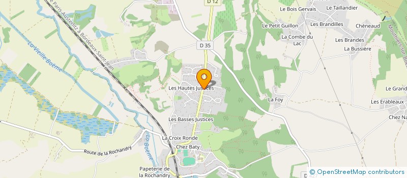 localisation de l'entreprise SCI DOMINIQUE ET SYLVIE à MOUTHIERS-SUR-BOEME
