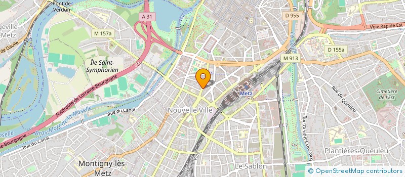 localisation de l'entreprise SCI DOMINIQUE I à METZ