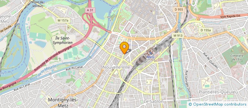 localisation de l'entreprise SCI DOMINIQUE II  METZ