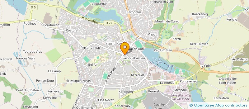 localisation de l'entreprise SCI DOMINIQUE MENEUR  SAINT-RENAN