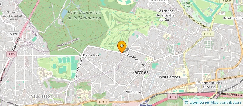 localisation de l'entreprise SCI DOMINO à VAUCRESSON