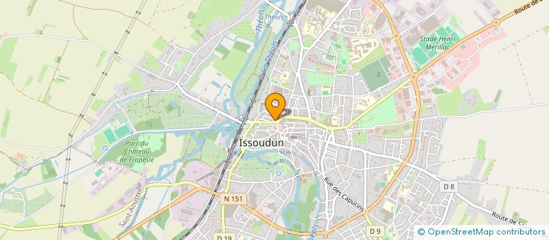 localisation de l'entreprise SCI DOMINO à ISSOUDUN