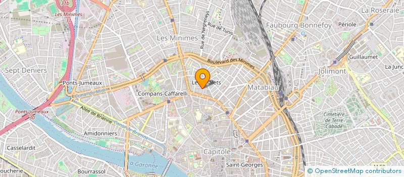localisation de l'entreprise SCI DOMINO  TOULOUSE
