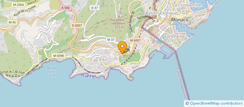 localisation de l'entreprise SCI DOMINO  CAP-D'AIL