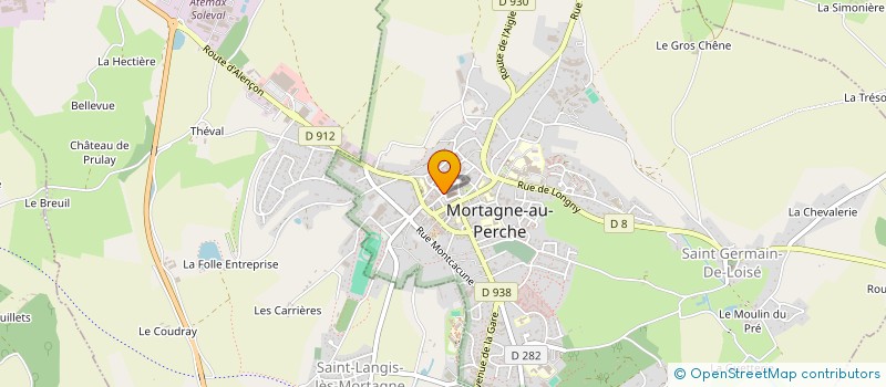 localisation de l'entreprise SCI DOMINO à MORTAGNE-AU-PERCHE