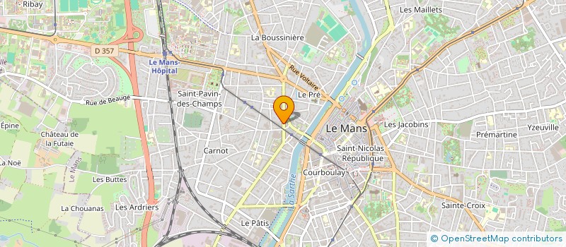 localisation de l'entreprise SCI DOMINO  LE MANS