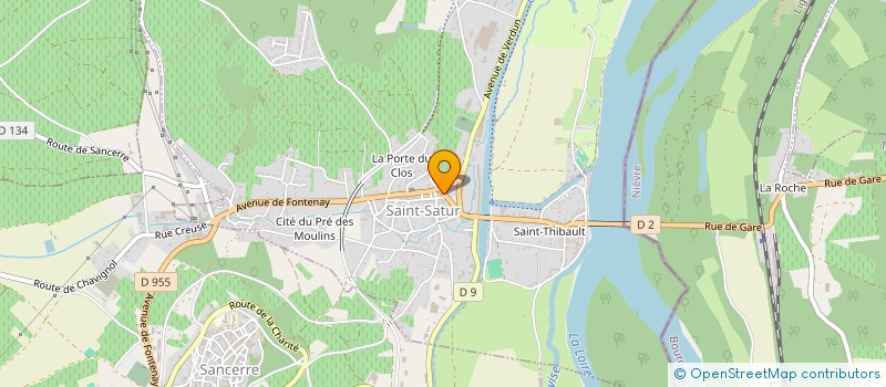 localisation de l'entreprise SCI DOMINO  SAINT-SATUR