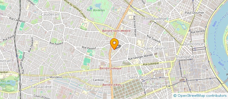 localisation de l'entreprise SCI DOMINO  BORDEAUX