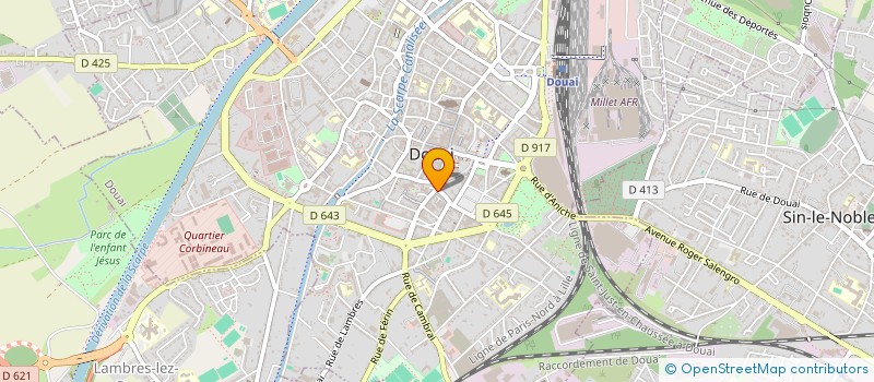localisation de l'entreprise SCI DOMINO à DOUAI