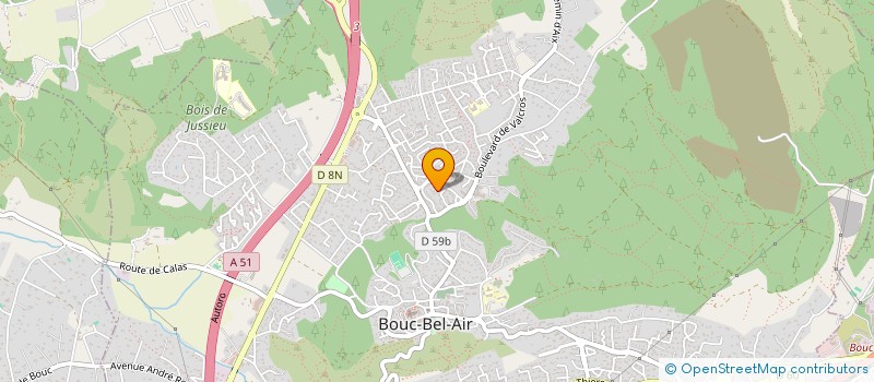 localisation de l'entreprise SCI DOMINO à BOUC-BEL-AIR