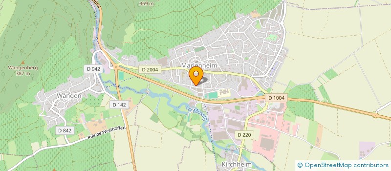 localisation de l'entreprise SCI DOMINOEL  MARLENHEIM