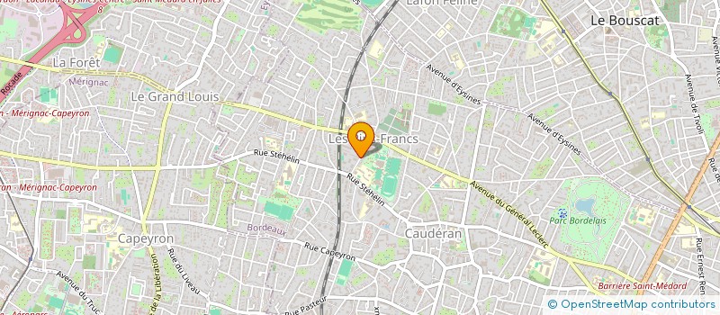 localisation de l'entreprise SCI DOMION  BORDEAUX