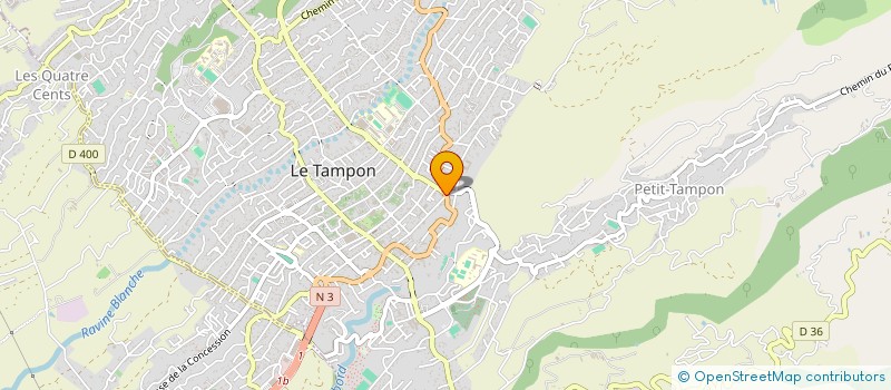 localisation de l'entreprise SCI DOMITILE  LE TAMPON