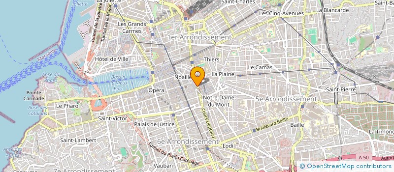 localisation de l'entreprise SCI DOMIVIN à MARSEILLE