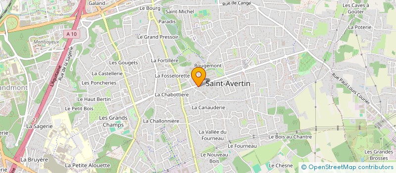 localisation de l'entreprise SCI DOMIX ST AVERTIN  SAINT-AVERTIN