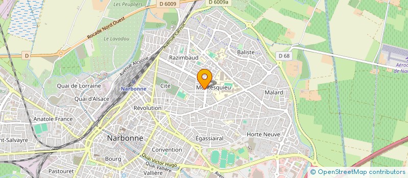 localisation de l'entreprise SCI DOMLANOK  NARBONNE