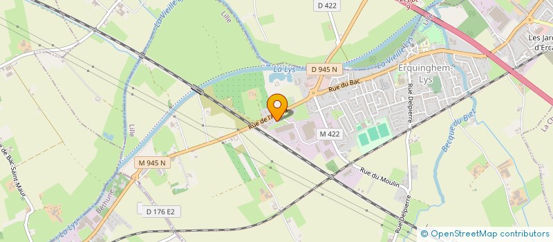 localisation de l'entreprise SCI DOMM IMMO  ERQUINGHEM-LYS