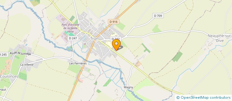 localisation de l'entreprise SCI DOMMAINE D'UROU à GOUFFERN EN AUGE