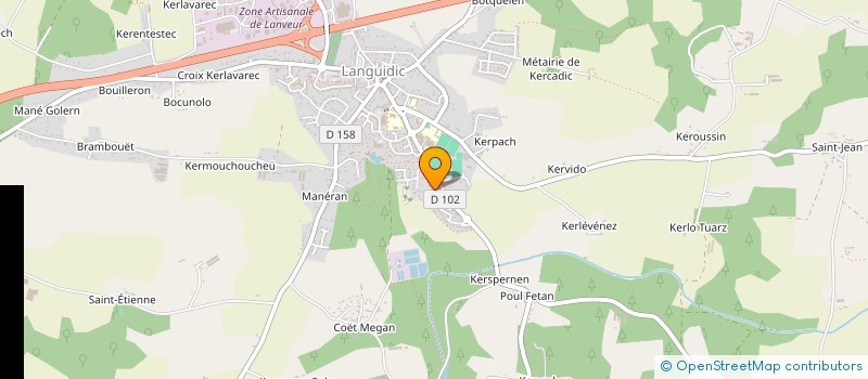 localisation de l'entreprise SCI DOMMAR  LANGUIDIC