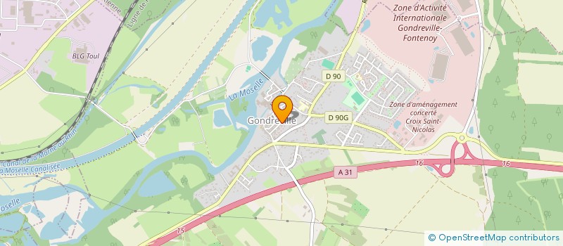 localisation de l'entreprise SCI DOMMARTIN 12 AVENUE FOCH  GONDREVILLE