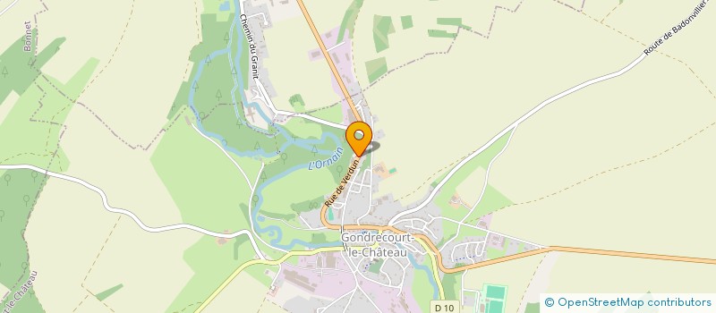localisation de l'entreprise SCI DOMMU à GONDRECOURT-LE-CHATEAU