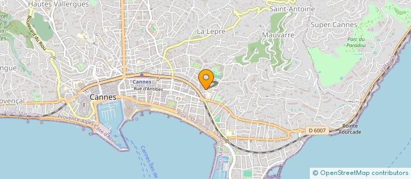 localisation de l'entreprise SCI DOMO  MOUGINS