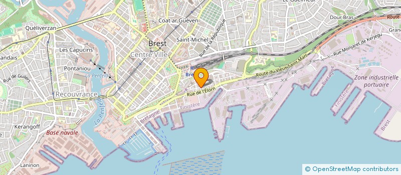 localisation de l'entreprise SCI DOMOPORT  BREST