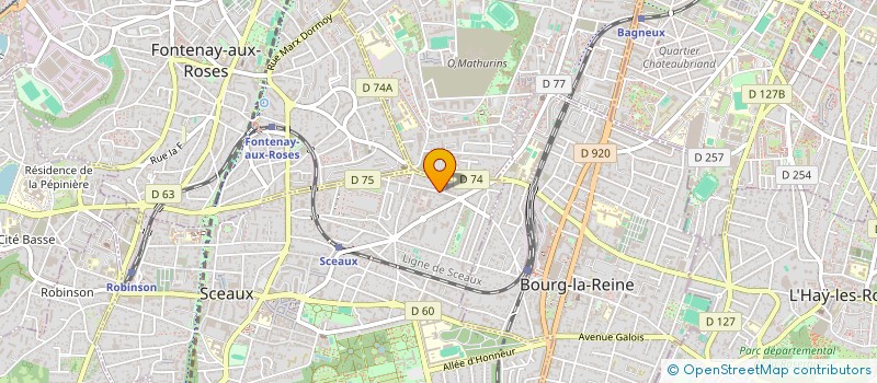 localisation de l'entreprise SCI DOMOTIQUE à SCEAUX