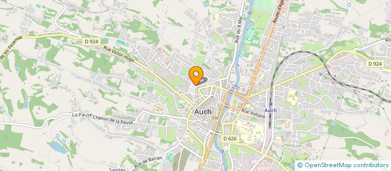 localisation de l'entreprise SCI DOMPAT à AUCH