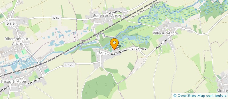 localisation de l'entreprise SCI DOMPHI  TREUX