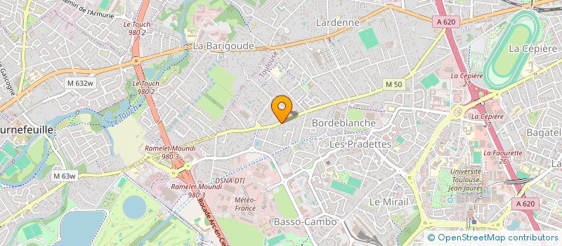 localisation de l'entreprise SCI DOMREMY à TOULOUSE