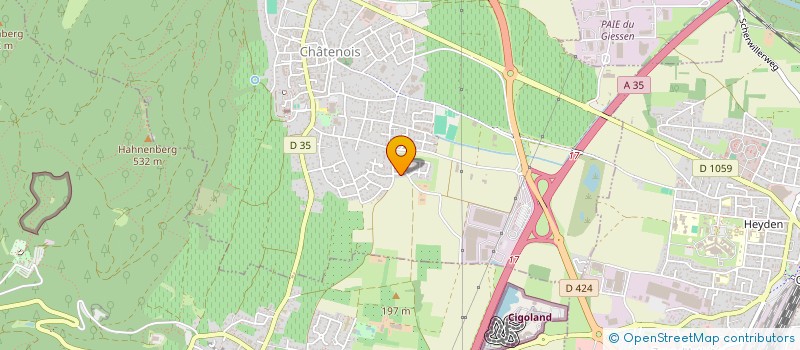 localisation de l'entreprise SCI DOMREP  CHATENOIS